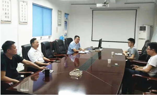 上海国中水务一行来设计研究院洽谈合作项目